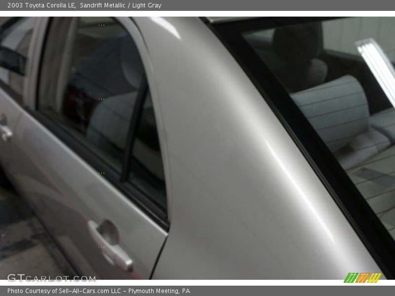 Sandrift Metallic / Light Gray 2003 Toyota Corolla LE