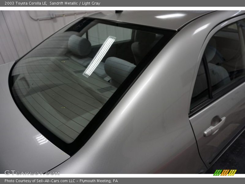 Sandrift Metallic / Light Gray 2003 Toyota Corolla LE