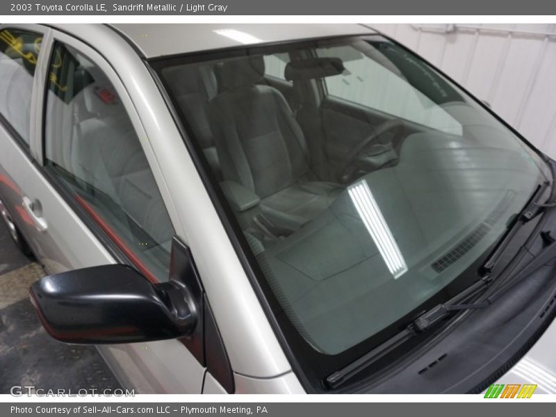 Sandrift Metallic / Light Gray 2003 Toyota Corolla LE