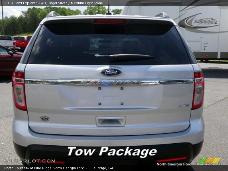 Ingot Silver / Medium Light Stone 2014 Ford Explorer 4WD