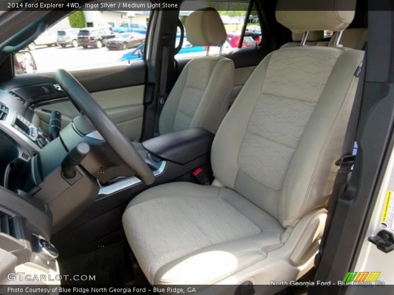 Ingot Silver / Medium Light Stone 2014 Ford Explorer 4WD