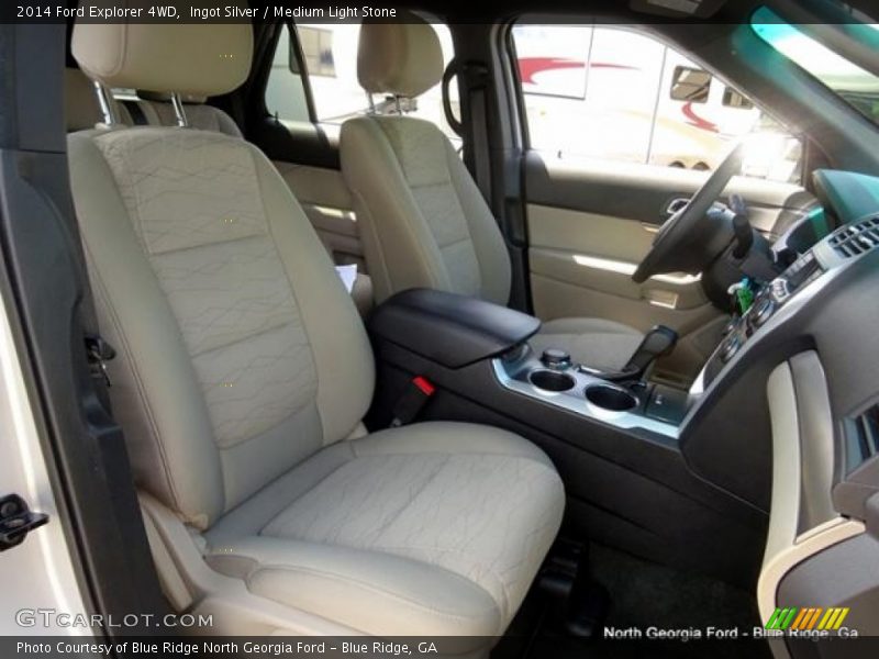 Ingot Silver / Medium Light Stone 2014 Ford Explorer 4WD