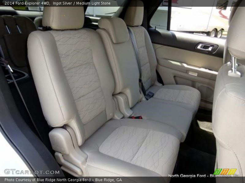 Ingot Silver / Medium Light Stone 2014 Ford Explorer 4WD