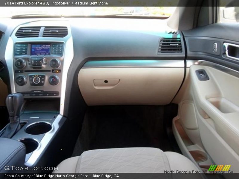 Ingot Silver / Medium Light Stone 2014 Ford Explorer 4WD