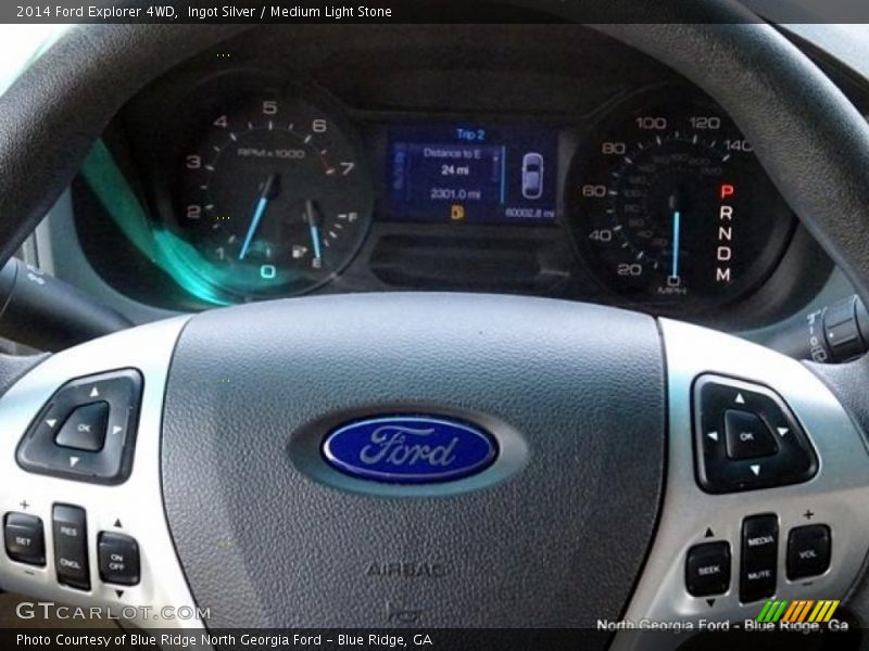 Ingot Silver / Medium Light Stone 2014 Ford Explorer 4WD