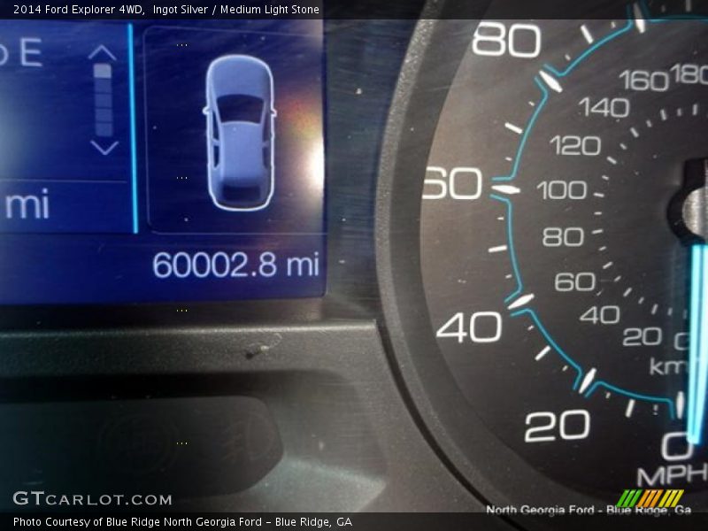 Ingot Silver / Medium Light Stone 2014 Ford Explorer 4WD