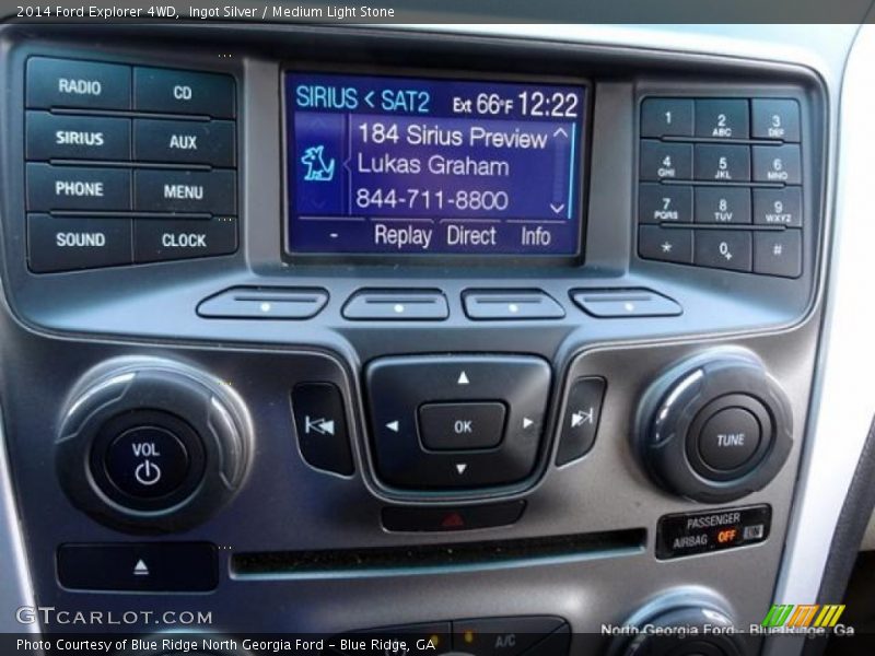 Ingot Silver / Medium Light Stone 2014 Ford Explorer 4WD