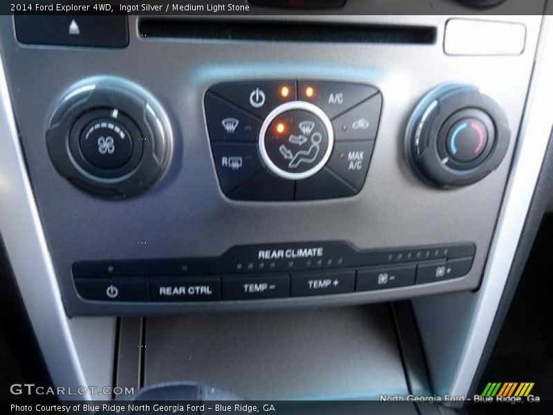 Ingot Silver / Medium Light Stone 2014 Ford Explorer 4WD