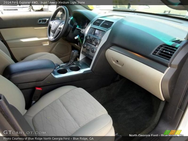 Ingot Silver / Medium Light Stone 2014 Ford Explorer 4WD