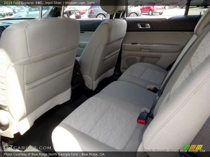 Ingot Silver / Medium Light Stone 2014 Ford Explorer 4WD