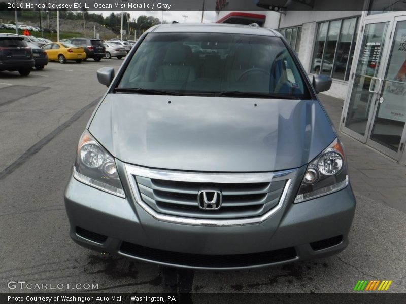 Ocean Mist Metallic / Gray 2010 Honda Odyssey EX-L