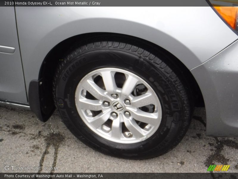Ocean Mist Metallic / Gray 2010 Honda Odyssey EX-L