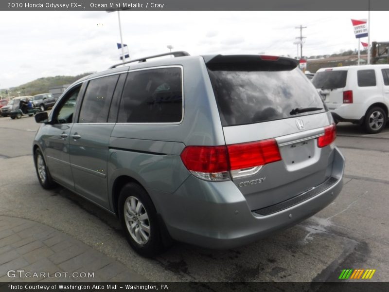 Ocean Mist Metallic / Gray 2010 Honda Odyssey EX-L