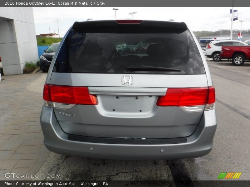 Ocean Mist Metallic / Gray 2010 Honda Odyssey EX-L