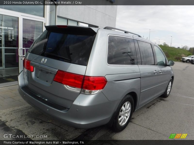 Ocean Mist Metallic / Gray 2010 Honda Odyssey EX-L