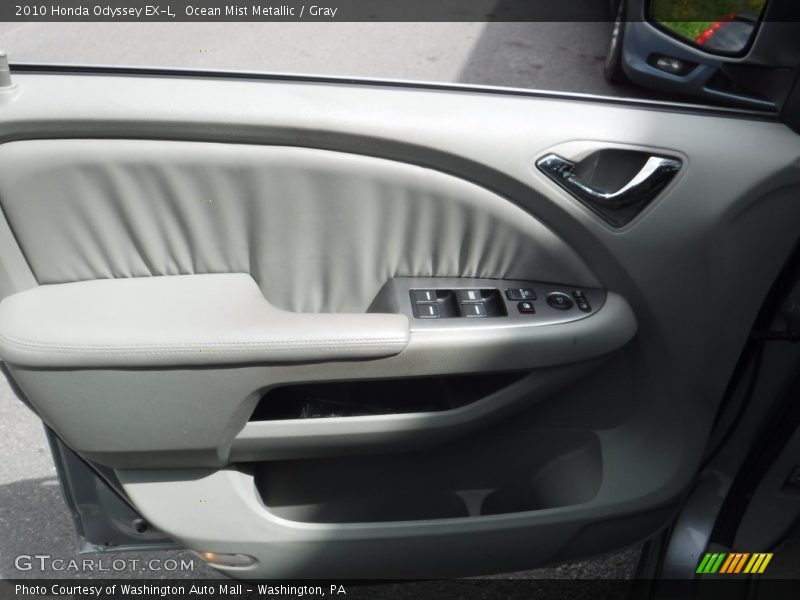 Ocean Mist Metallic / Gray 2010 Honda Odyssey EX-L