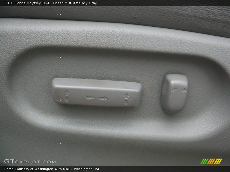 Ocean Mist Metallic / Gray 2010 Honda Odyssey EX-L