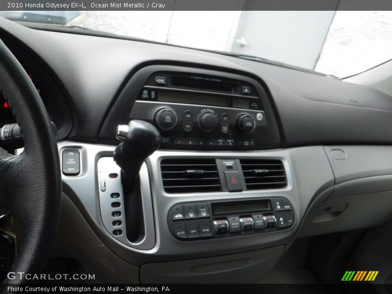Ocean Mist Metallic / Gray 2010 Honda Odyssey EX-L
