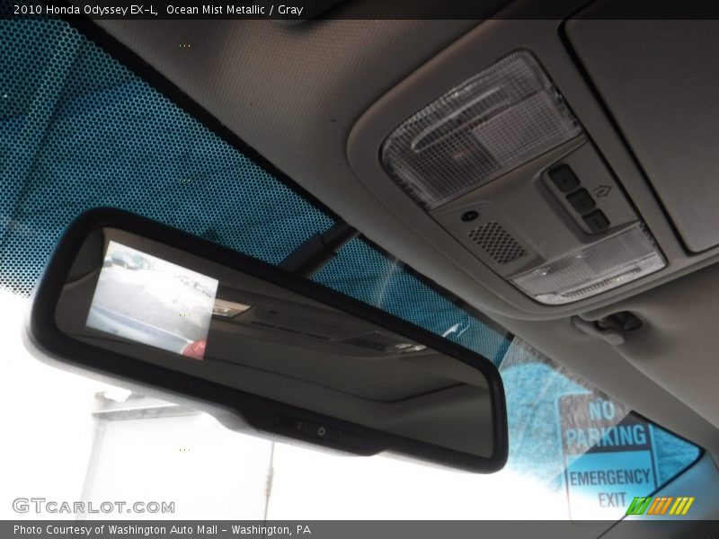 Ocean Mist Metallic / Gray 2010 Honda Odyssey EX-L