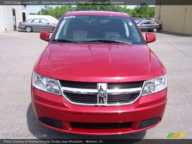 Inferno Red Crystal Pearl / Dark Slate Gray/Light Graystone 2009 Dodge Journey SXT