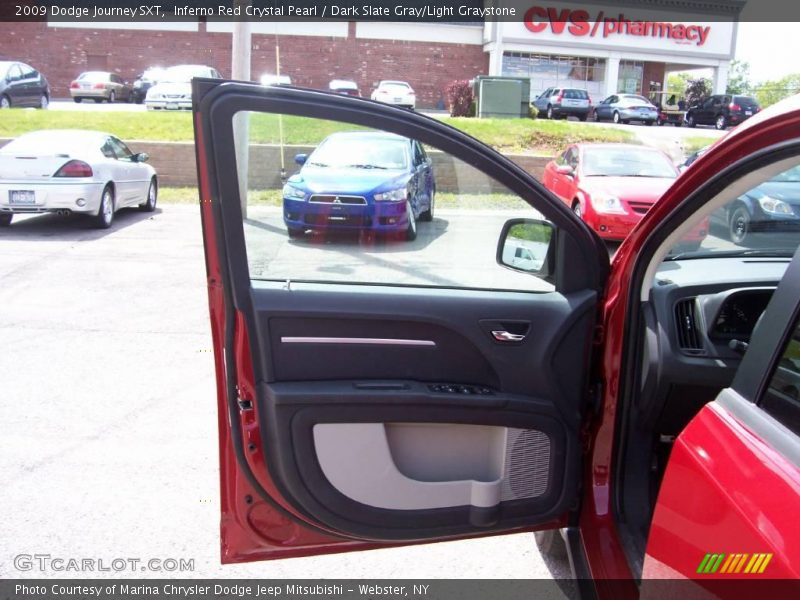 Inferno Red Crystal Pearl / Dark Slate Gray/Light Graystone 2009 Dodge Journey SXT
