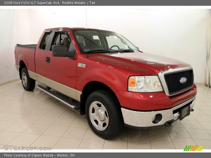 Redfire Metallic / Tan 2008 Ford F150 XLT SuperCab 4x4