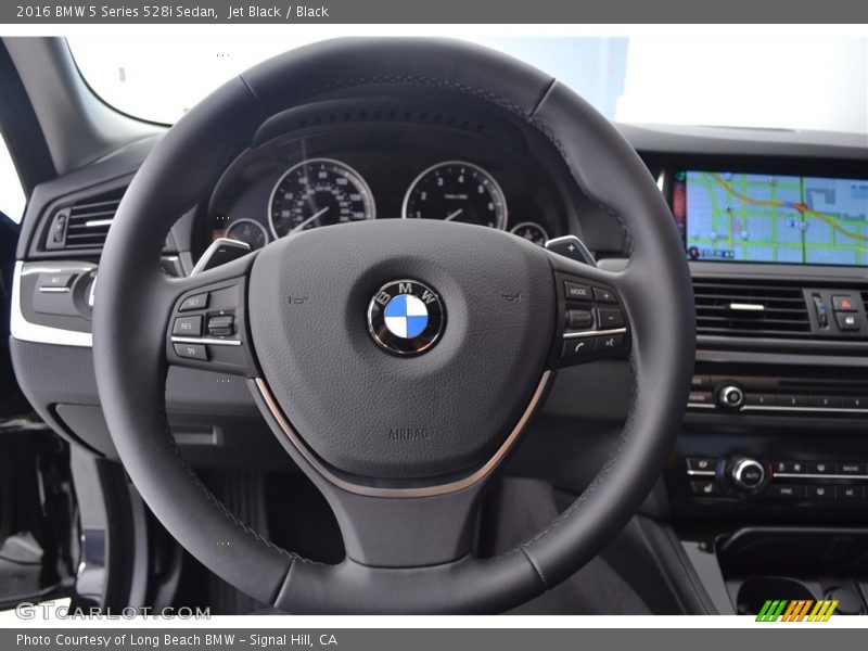 Jet Black / Black 2016 BMW 5 Series 528i Sedan