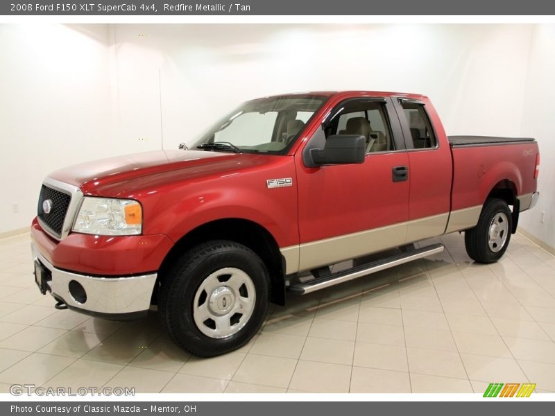 Redfire Metallic / Tan 2008 Ford F150 XLT SuperCab 4x4