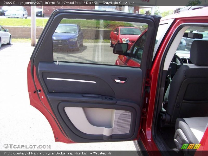 Inferno Red Crystal Pearl / Dark Slate Gray/Light Graystone 2009 Dodge Journey SXT