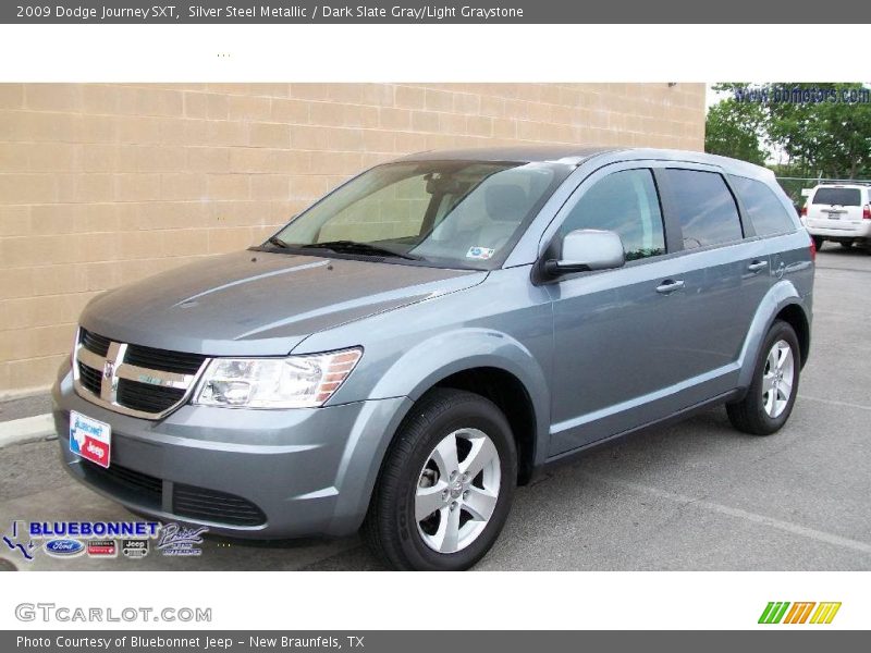 Silver Steel Metallic / Dark Slate Gray/Light Graystone 2009 Dodge Journey SXT