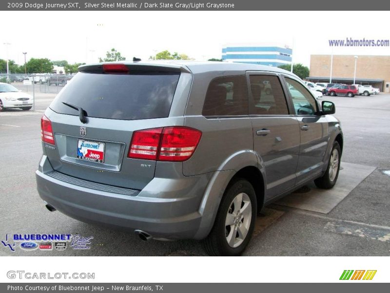 Silver Steel Metallic / Dark Slate Gray/Light Graystone 2009 Dodge Journey SXT