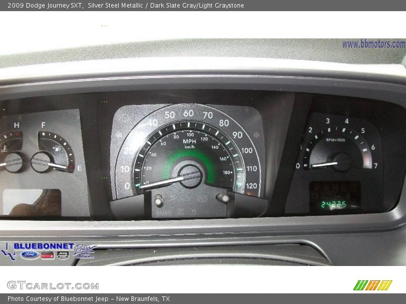 Silver Steel Metallic / Dark Slate Gray/Light Graystone 2009 Dodge Journey SXT