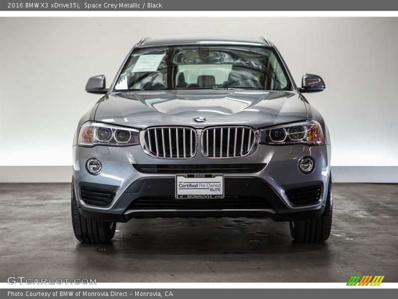 Space Grey Metallic / Black 2016 BMW X3 xDrive35i