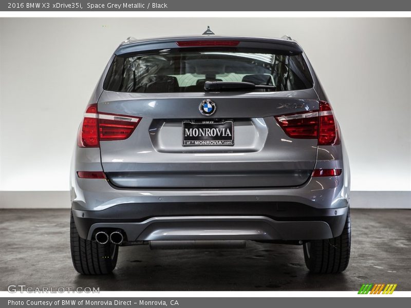 Space Grey Metallic / Black 2016 BMW X3 xDrive35i