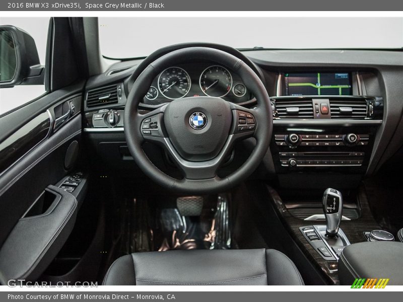 Space Grey Metallic / Black 2016 BMW X3 xDrive35i