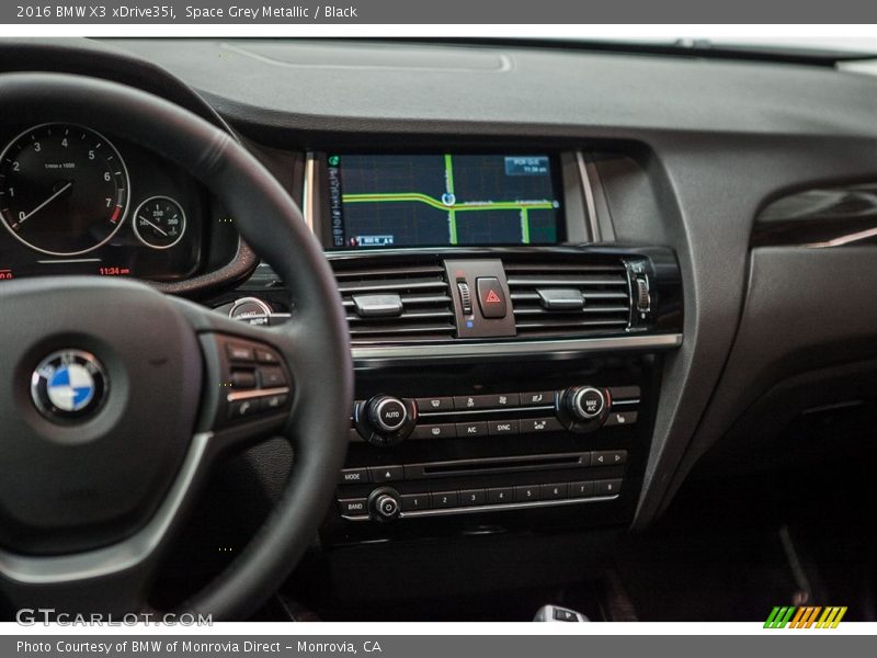 Space Grey Metallic / Black 2016 BMW X3 xDrive35i