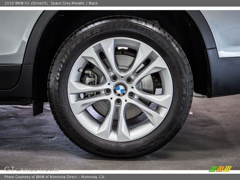 Space Grey Metallic / Black 2016 BMW X3 xDrive35i
