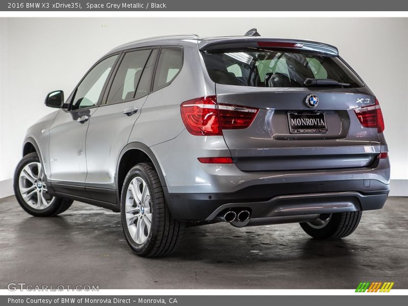Space Grey Metallic / Black 2016 BMW X3 xDrive35i