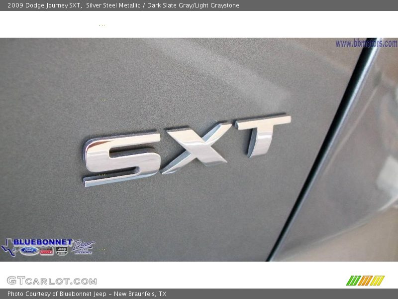 Silver Steel Metallic / Dark Slate Gray/Light Graystone 2009 Dodge Journey SXT