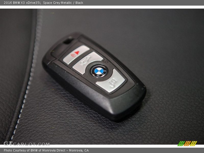 Space Grey Metallic / Black 2016 BMW X3 xDrive35i