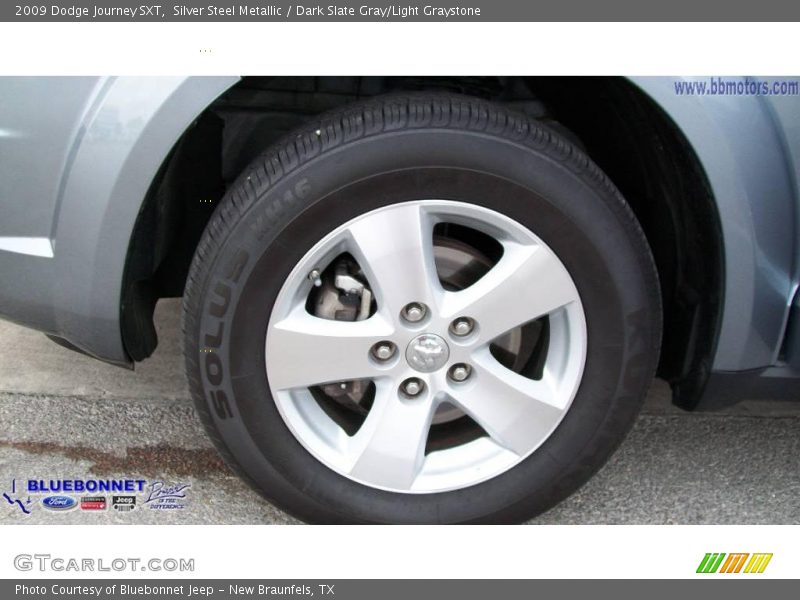 Silver Steel Metallic / Dark Slate Gray/Light Graystone 2009 Dodge Journey SXT