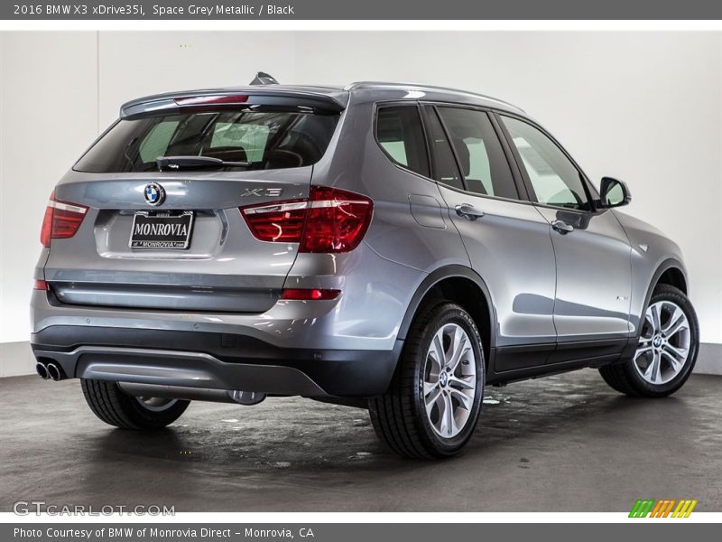 Space Grey Metallic / Black 2016 BMW X3 xDrive35i