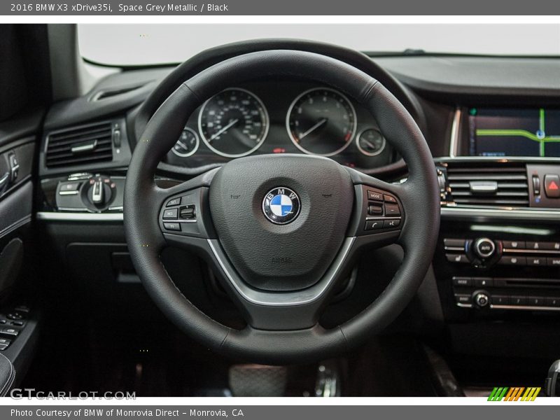 Space Grey Metallic / Black 2016 BMW X3 xDrive35i