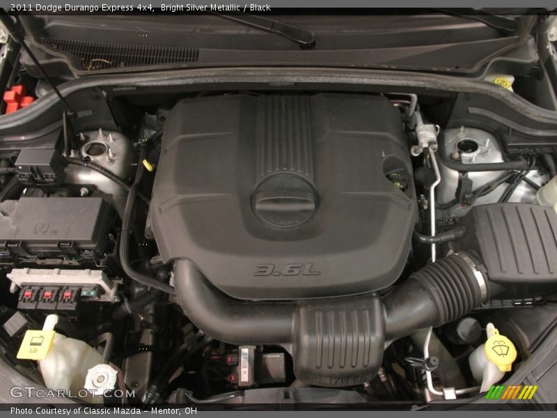 Bright Silver Metallic / Black 2011 Dodge Durango Express 4x4