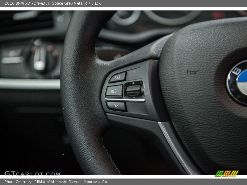 Space Grey Metallic / Black 2016 BMW X3 xDrive35i