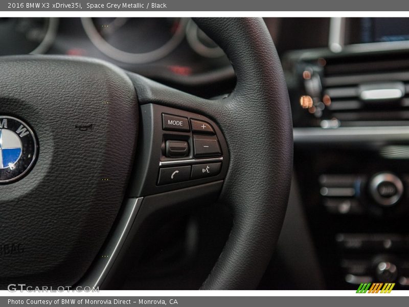 Space Grey Metallic / Black 2016 BMW X3 xDrive35i