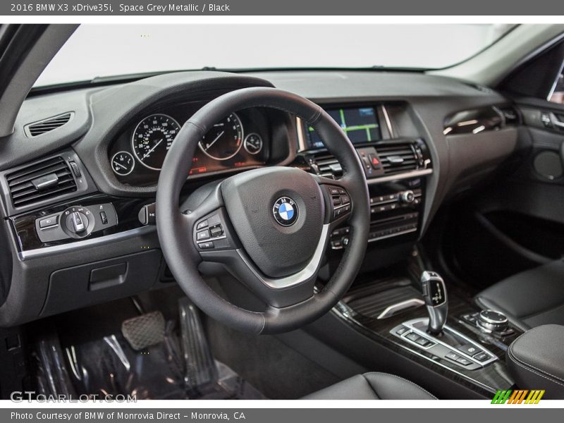 Space Grey Metallic / Black 2016 BMW X3 xDrive35i