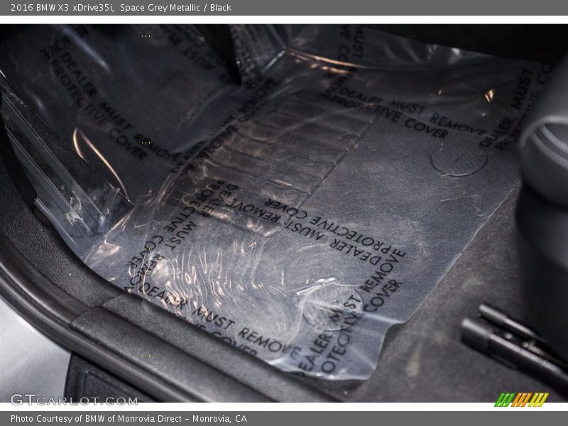 Space Grey Metallic / Black 2016 BMW X3 xDrive35i