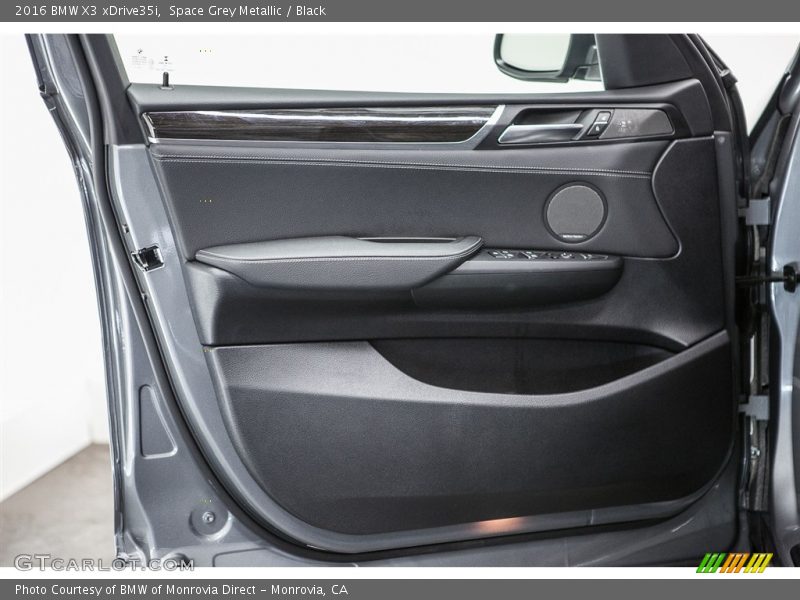 Space Grey Metallic / Black 2016 BMW X3 xDrive35i