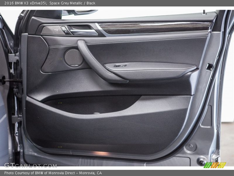 Space Grey Metallic / Black 2016 BMW X3 xDrive35i